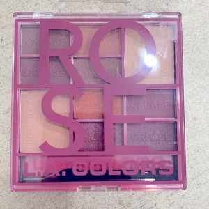 Makeup palette rose color